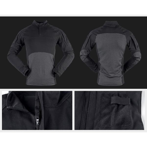 Опыт комфорта и стиля с дышащей полиэстер / хлопок мужской наружной поло рубашки