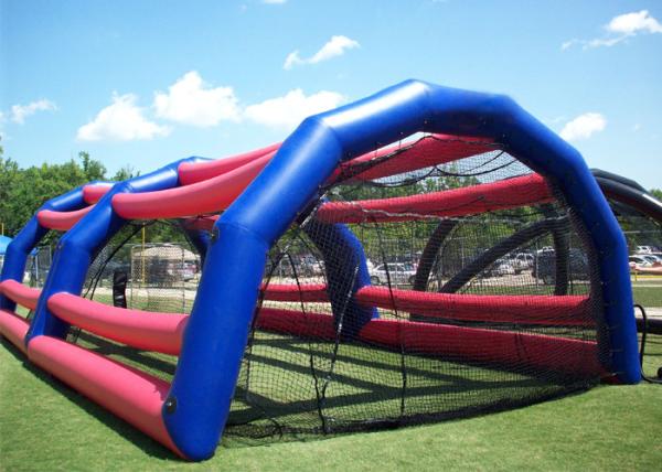 Gaiola de batedura inflável do basebol da categoria comercial para o jogo do esporte