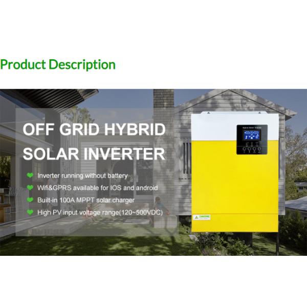 FT3000 Off Grid Inverter Чистый синусовой волновой солнечный инвертор 3KW 110/120VAC с желтым