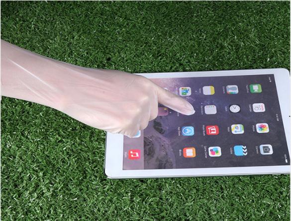 Waterproof Vinyl Disposable Gloves Powder Free 12 Inches Vinyl Exam Gloves Large