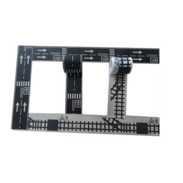 Ensemble de rubans Washi à thème routier haut de gamme - 10 rouleaux 15 mm x 5 m Rubans décoratifs à motifs routiers pour journaux de voyage et scrapbooking