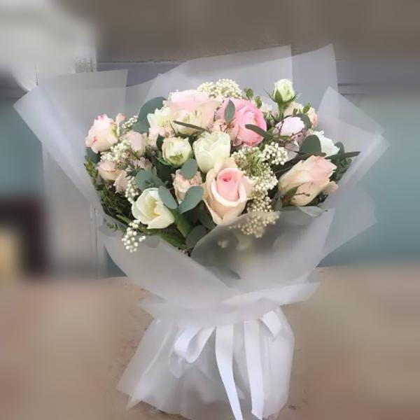 Filme Semitransparent de Wrapping Paper Roll do florista de OPP 60cmX20m para a decoração