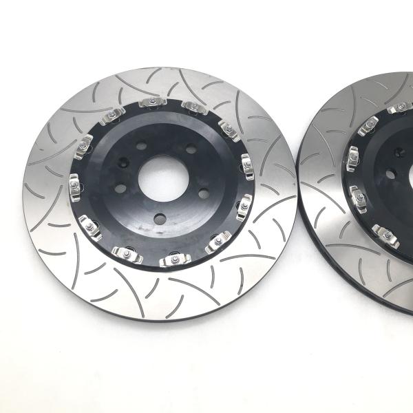 бак диска 8 380mm тормозит черный алюминиевый крумциркуль полностью плавая колокол