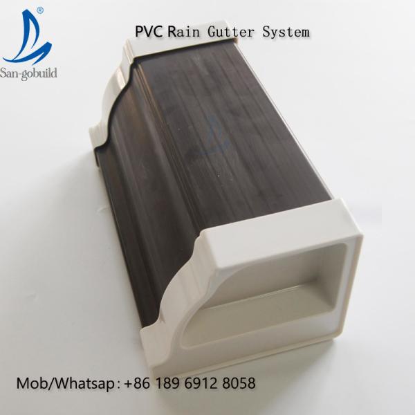 High Quality China PVCRain Water Collector, Rain Roof Gutter Price Philippines