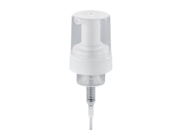 White Liquid Foam Pump Dispenser For Face Cleaser Products Packaging
