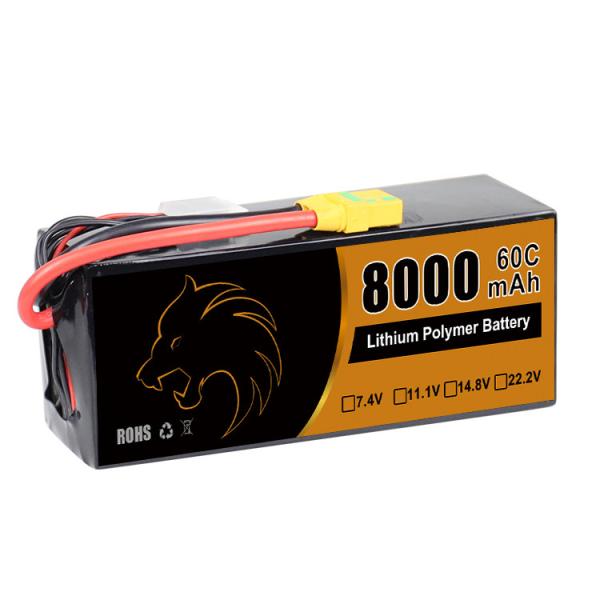 KlesMan Lipo FPV Drone Batteries 22.2V Lithium Polymer Battery 8000mAh 25 35 45 60C