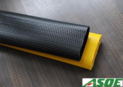 NBR Rubber PVC Irrigation Pipe Yellow Black Abrasion Resistance 10 Inch 10 Bar