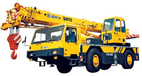Mobile Truck Crane , Large Truck Mounted Crane With Big Torque Starting Point