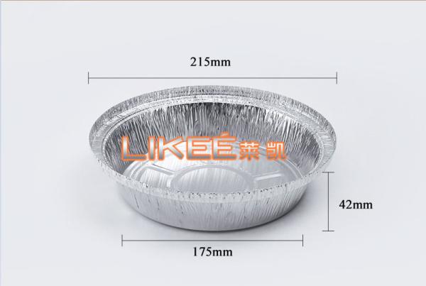 Food Packaged 800ml Aluminum Foil Tray Alloy 8011 Disposable Foil Pan