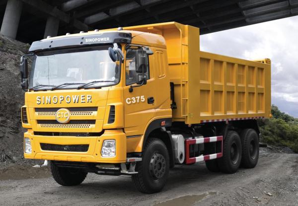 CTC sinopower 6x4 375hP 10wheels dumper truck for sale with high reputation in ghana