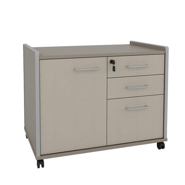 Mon idée Style Industriel Meuble Sub-Cabinet Mobile Mobilier de Bureau Simple Rangement Classeur