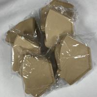 Non blanchi tous les filtres de café compostables naturels # 4 en forme de cône