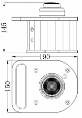 Свет посадки 14AH аэропорта дисплея LCD аварийный передвижной 1W