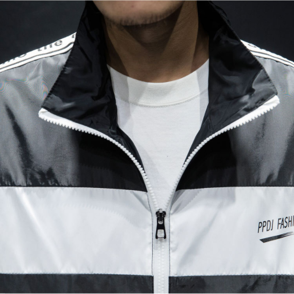 wholesale school jacket loose retro made embroidered mens sports uniform