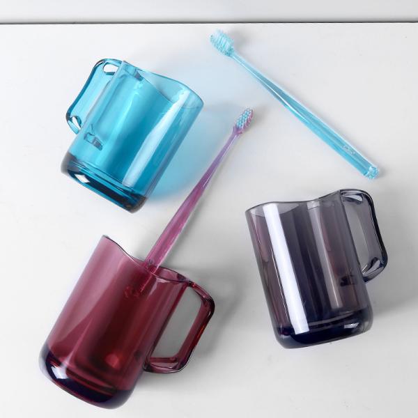 Japanese Household 10*7.2*10cm 270ml Plastic Toothbrush Cup
