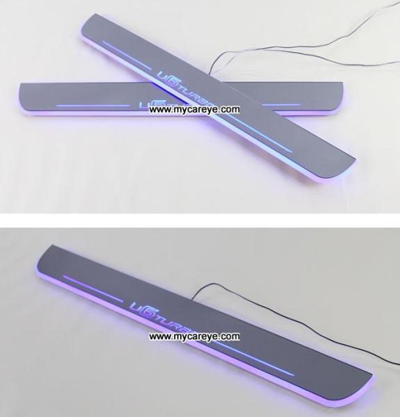 Luxgen U6 Turbo logo door light kit auto light sill door pedal for car