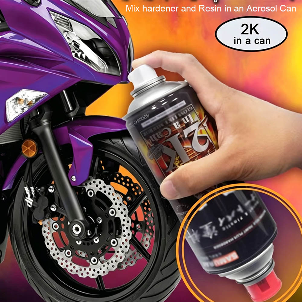 Empty Aerosol Tin Can 500ml Capacity Spray Gun Grade for 2K Paint Aerosol Spray Can