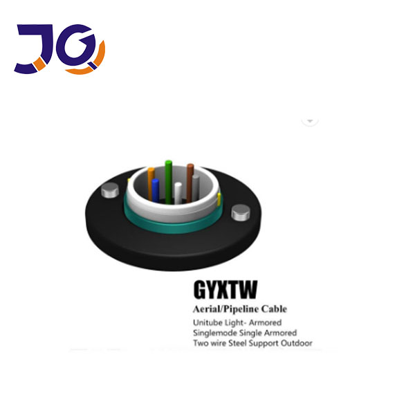 На открытом воздухе бронированный одиночный режим 4 кабель оптического волокна 6 8 12 ядров