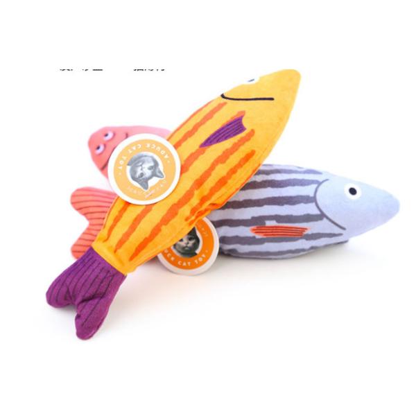 Игрушка кота рыб творческого естественного котенка кошачей мяты Flippy для крытой скуки