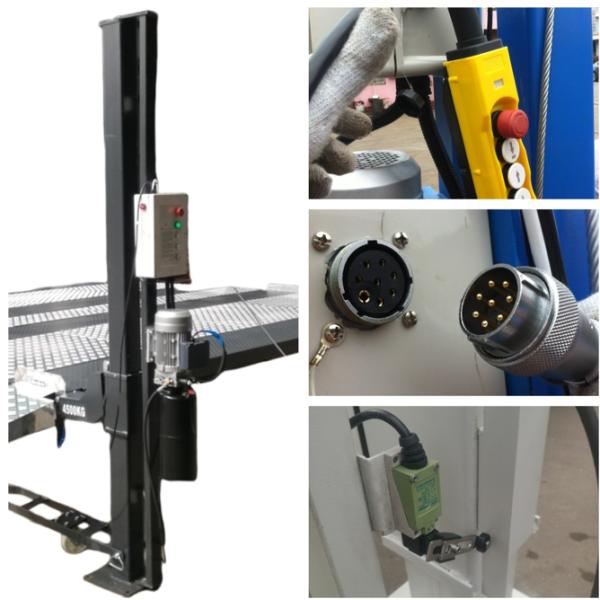 4 Pole Car Lift Four Post Parking Lift Electrical Lock Release 12000LBS