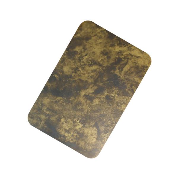 Customized Embossed Stainless Steel Wall Cladding Sheet Decorative 3MM Thick