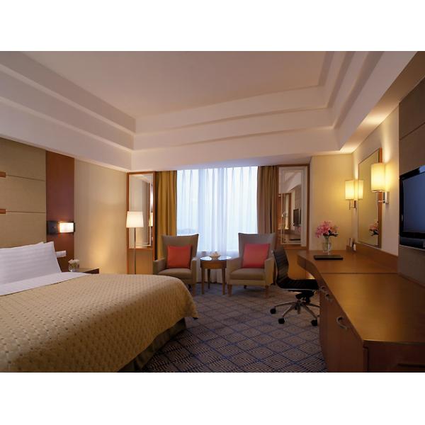 Luxury 5 Star Hotel Bedroom Furniture Sets Eco - Friendly Customized For Villa / Resort