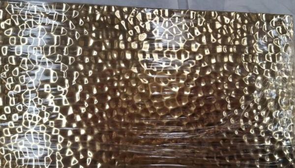 Stainless Steel  Hammered  Sheet 304 316 grade Embossed Pattern 1219*2438mm Size