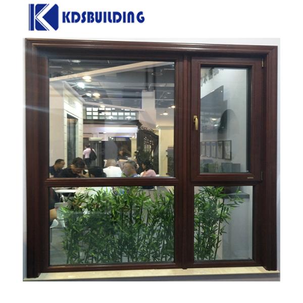 KDSBuilding Black Swing Out Casement Door And Windows Wooden Window For House Solid Wooden Window European