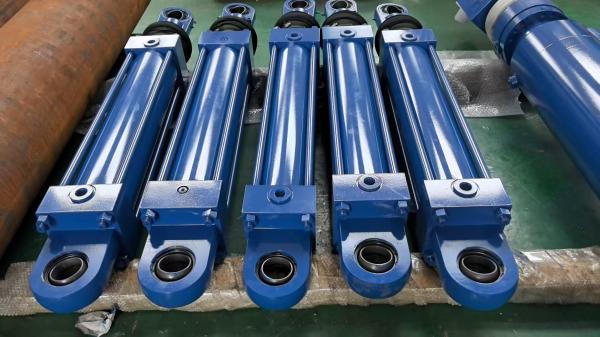 cilindro hidráulico personalizado de 125 mm varilla de 70 mm 16MPa doble acción