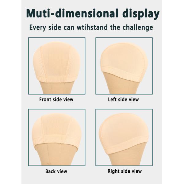 PenguBoom Skin Friendly Mesh Net Wig Cap Firmly Fix All Hair