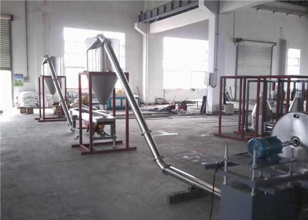 PLA Biodegradable Pellets Plastic Extrusion Machine Air Cooling Die Face Cutting Way