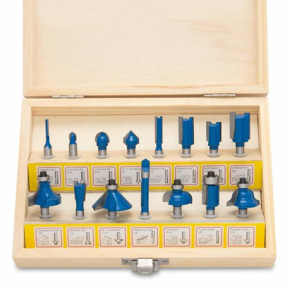 Carbide Tipped V Groove Router Bit Set for Woodworking