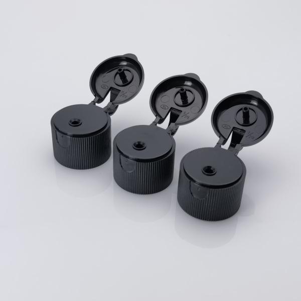 24MM Striped Side Plastic Flip Top Cap For Detergent Bottle