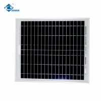 painel solar fotovoltaico de vidro de janela do painel solar ZW-18W-18V de filme fino de 18W 18V mono para o carregador do portátil