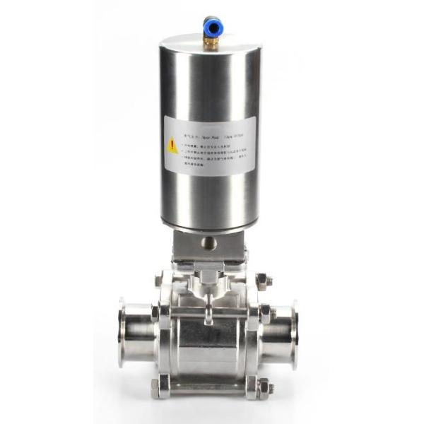 DN10~DN100 1 1/4in Stainless Steel Sanitary Valves Three Piece Ball Valve