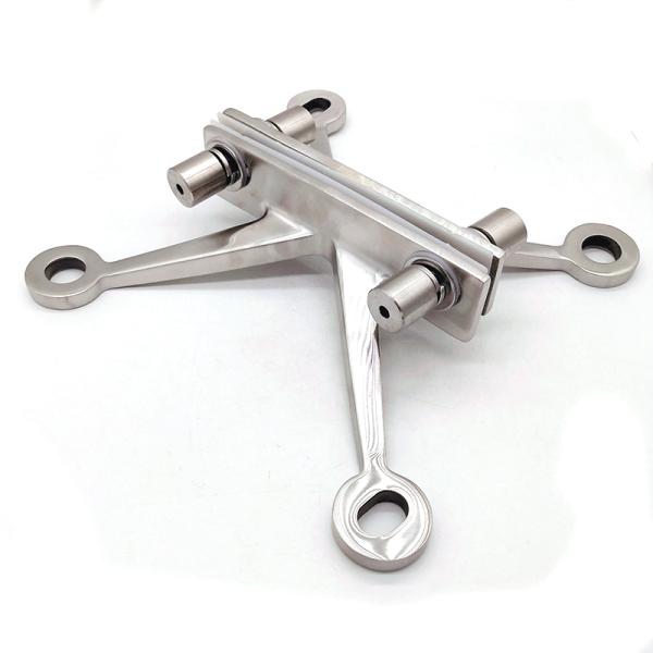 Stainless Steel304 316 4 Arms Spider Fitting For Glass Curtain Wall System