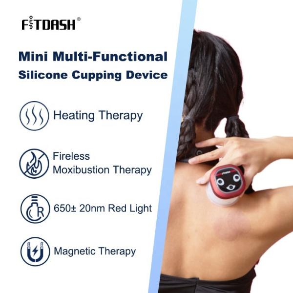 Fitdash Red Light Cupping Therapy Set 1 Dynamic Vacuum Therapy Machine for Body Ailments
