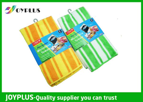 Classical Custom Microfiber Cleaning Cloth / Microfiber Mop Cloth High Density