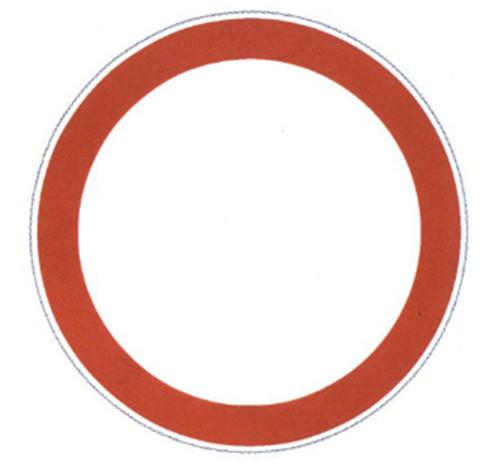 Road Traffic Prohibition Sign Manufacturers Bright Colors Reflective film Metal Sheet Circle Board