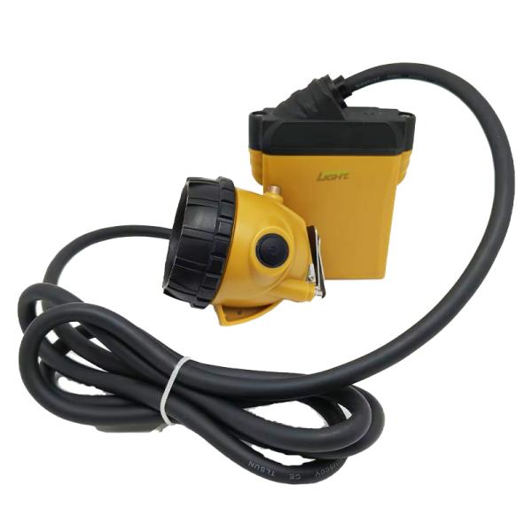 348lum Rechargeable Li ion Battery LED Mining Cap Lamp with Adjustable Lamp Holder