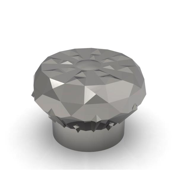 крышки флакона духов Debossed 40mm*30.8mm стеклянной бутылки 15mm