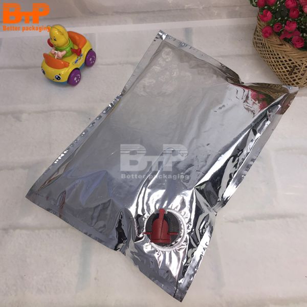 10L & 20L Aseptic BIB Bag in Box Aluminum Foil Beverage Pouch with Screw  or Tap Valve for Wine and Other Liquid Packaging