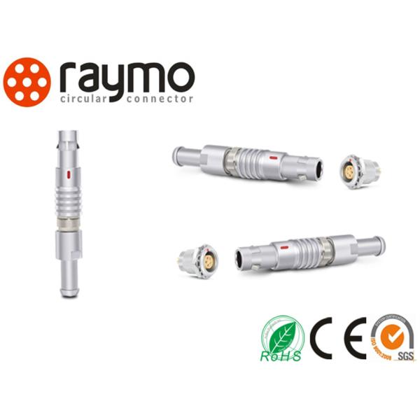 3 Pins Lemo Push Pull Connector Cable Mount Plug Multiple Key Options Waterproof