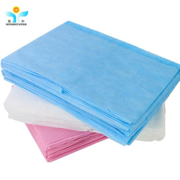 Disposable Bed Cover non woven blue bed sheet for beaty salon and clinic