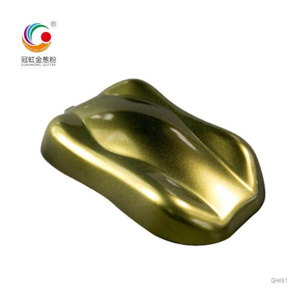 Colored Holographic Mica Powder Epoxy Pearlescent Pigment For Bulk Paint