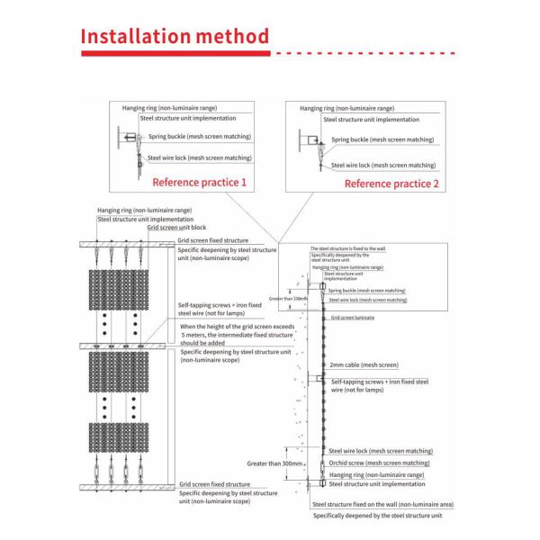 Прозрачный наружный светодиодный сетчатый экран T12 DC12V энергосберегающий