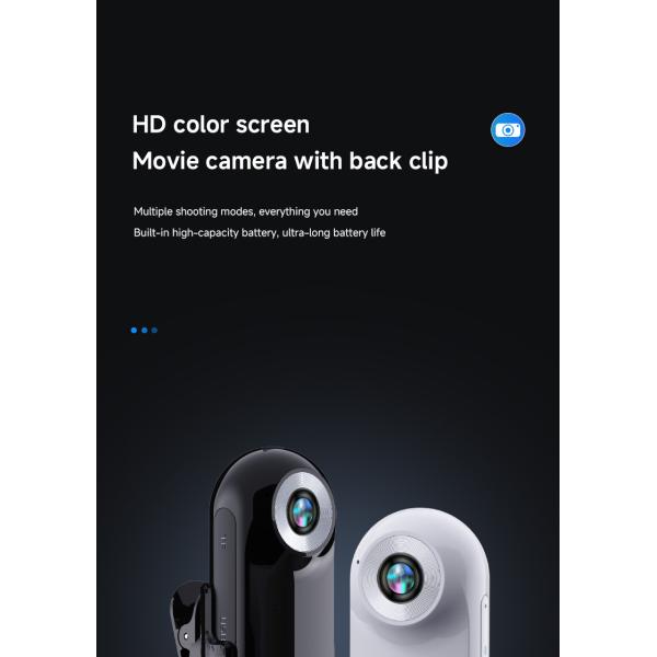 Outdoor Sports Pet Camera Collar ABS 1920*1080 Cat Camera Collar