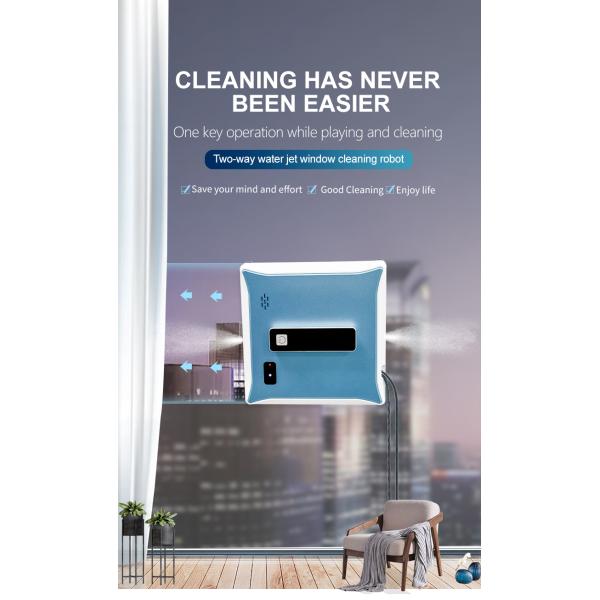 Highly Electric Remote Control Window Glass Cleaner Robot with Dual Water Spray Function