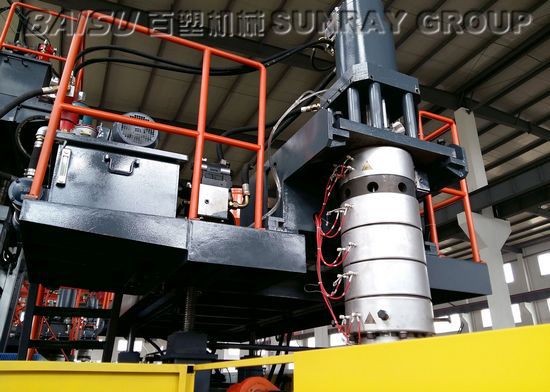 ABS Car Spoiler Blow Molding Machine 700 X 1250mm Max Mould Size SRB90A