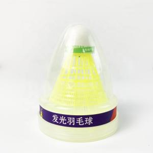 Lighting Nylon LED Badminton Shuttlecock Green Red Light